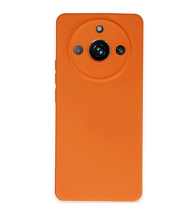 Realme 11 Pro Kılıf Nano İçi Kadife Silikon - Turuncu