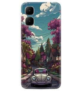 Infinix Smart 10 Kılıf Boutique Baskılı Resimli Tosbağa Pcode -084