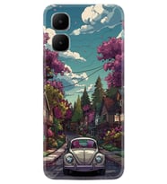 Infinix Smart 10 Kılıf Boutique Baskılı Resimli Tosbağa Pcode -084