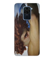 Xiaomi Redmi NOTE 9 Uyumlu Fallen Angel Tasarımlı Şeffaf Telefon Kılıfı