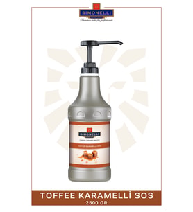 Simonelli Profesyonel Sos Karamel 2500 gr Pompa