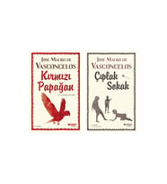Kırmızı Papağan + Çıplak Sokak- 2 Kitap Set - Iş Bankası Özel Set Kırmızı Papağan Kitabı