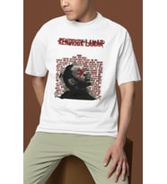 Kendrick Lamar Rapper Baskılı Unisex Oversize Şarkıcı Tişört