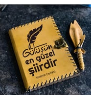 Gülüşün En Güzel Şiirdir Deri Defter