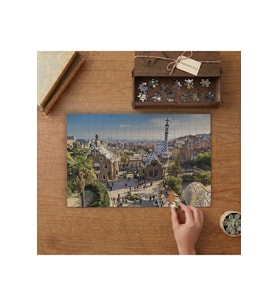 Park Güell - İspanya Tasarımı 240 parça Ahşap Puzzle Ahşap Kutuda MP01276