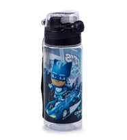 Pj Mask 500 ml Sİlikon Pipetli Erkek Çocuk Okul Matarası - Suluk