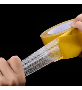 Çift Taraflı Mesh Süper Güçlü Yapışkanlı Bant Örgülü