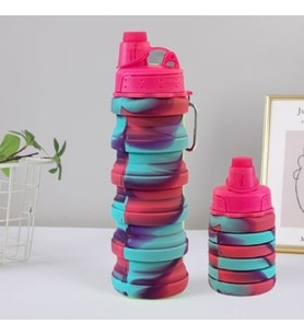 Li·vava Si·li·kon Katlanabi·li·r Suluk, Pembe, 23x7 (Pembe)
