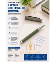 Kişiye Özel Mat Pastel Renk Ahşap Kutulu Roller Kalem