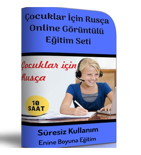 Çocuklar İçin Rusça Online Görüntülü Eğitim Seti