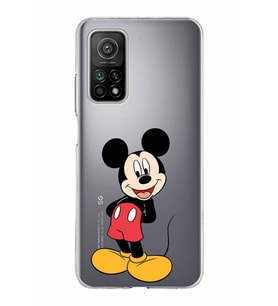 Xiaomi Mi 10 T Uyumlu Kapak Mickey Mouse Tasarımlı Şeffaf Silikon Kılıf