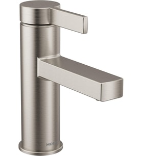Moen Beric Spot Dirençli Nikel Modern Tek Kolu Tek Delikli Banyo Bataryası Drenaj Düzeneği Ve Banyo (Çok Renkli)