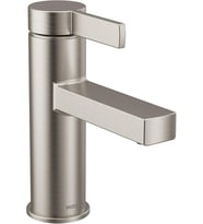 Moen Beric Spot Dirençli Nikel Modern Tek Kolu Tek Delikli Banyo Bataryası Drenaj Düzeneği Ve Banyo (Çok Renkli)