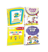 2.Sınıf Konu Anlatımlı Soru Bankası+ Colorful English 2 Ve Öykü Yorum+Çözüm Var