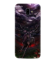 Samsung J6 Plus J7 Prime J7 Pro M20 Kılıf Desenli Silikon Dark Deer 1786