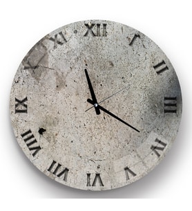 Stone Cam Saat - 40 cm