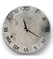 Stone Cam Saat - 40 cm