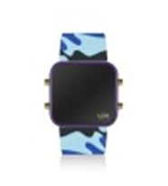 UPWATCH LED MINI GOLD PURPLE BLUE CAMOUFLAGE UNİSEX KOL SAATİ (Mavi)