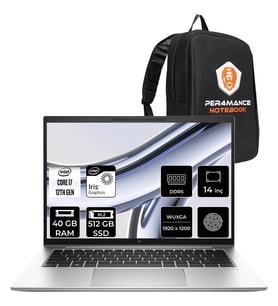 HP Elitebook 840 G9 i7 1255U 40GB RAM 512GB SSD 14" FHD+ FreeDOS 9M431ATPN322 Notebook + Per4 Çanta