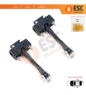 Volvo S40 MK2 544 V50 545 C30 533 31217751 İçin 2 EA Arka Sağ ve Sol Kapı Gergi Yayı