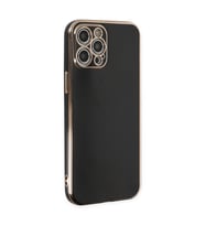 Apple İphone 12 Pro Max Kılıf Volet Silikon - Siyah