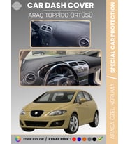 SEAT LEON (2005-2012) Torpido Örtüsü Ön Göğüs Halı Torpido Koruma Birebir Uyum Kaymaz UV Koruma
