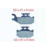 ATV SUZUKİ ARKA FREN DİSK BALATASI FA317 (A) CF 550 UYUMLU  LT-A 500 BOMBARDİE CAN-AM CANNONDALE JOHN DEERE