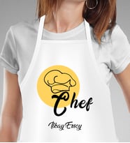 Kişiye Özel En İyi Chef- Aşçı Mutfak Önlüğü
