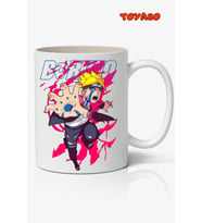 Boruto Uzumaki Karma Naruto Anime Temalı Beyaz Kupa Bardak Sevgiliye Arkadaşa Hediye