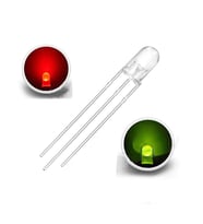 Led 5mm Kırmızı Yeşil Ortak Katot 2 Renk Bicolor 3 Pin Diyot Işık