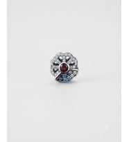Kadın Gümüş Bileklik Uyumlu Renkli Taş Model Charm