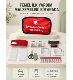 Araç ve Ev İçin İlk Yardım Çantası Acil Set