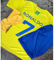 Eskişehir Es Kids Ronaldo Al Nasr Forma Çorap Hediyeli (Sarı)