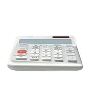 Casio JE-12E-WE Beyaz 12 Hane Masa Üstü Ergonomik Tuşlu Hesap Makinesi