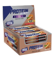 Muscle Station Supreme Crunchy Protein Bar 35 Gr 12 Adet - Yer Fıstığı Krokan