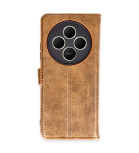 Xiaomi Redmi 14C Kılıf Trend S Plus Kapaklı Kılıf - Taba