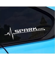 Spark Yan Cam Sticker Oto Kapı Çıkartma Tuning oto 20 cm x 7 cm yazı 59