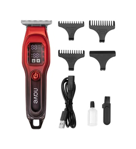 Nave Bq-02 T Bıçaklı Şarjlı Tıraş Makinesi Led Ekranlı, Profesyonel Sakal & Saç Kesim
