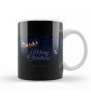 Santa Claus Merry Christmas Gift Kupa Bardak Porselen