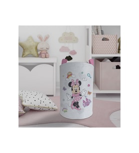 MEKTA HOME BEBEK VE ÇOCUK ODASI Minnie Mause Küçük Figür Desenli Oyuncak Sepeti