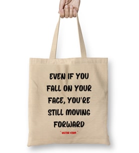 Motivational Quotes Sayings Words Gifts - Entrepreneurs İnspiration Success Work Typography Gifts Bez Çanta Uzun Saplı