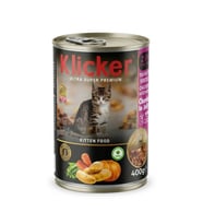 Klicker Tavuklu Sebzeli Pate Yavru Kedi Konservesi 400 gr
