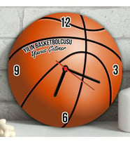 Kişiye Özel Basketbol Topu Duvar Saati