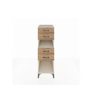 Kronos Dolap Tek Raflı 4 Çekmeceli 44x59x134 Aytaşı-Çam