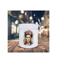 Frida Kahlo Renkli Baskılı Seramik Küllük Kül Tablası 10476
