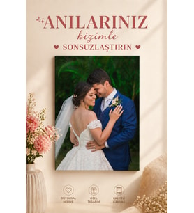 Kişiye Özel Resimli Kanvas Tablo Sevgiliye , Anneye , Ev Hediyesi (Boyutunu Seçiniz)