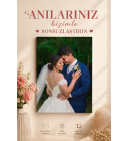 Kişiye Özel Resimli Kanvas Tablo Sevgiliye , Anneye , Ev Hediyesi (Boyutunu Seçiniz)