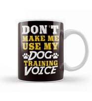 Dog Training Voice Dogs Trainer Animal Teaching Behavior Kupa Bardak Porselen