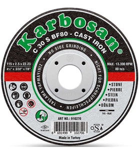 Karbosan 230x3x22 SC Pik Döküm Kesme Diski - Karbosan 910300