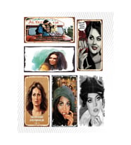 6’lı Yeşil Çam Set - Retro Ahşap Poster – Özel Koleksiyon – Hbb